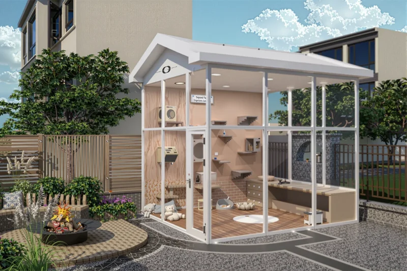 K FUNC-Cozy Pet Cabin 8 K FUNC Cozy Pet Cabin01